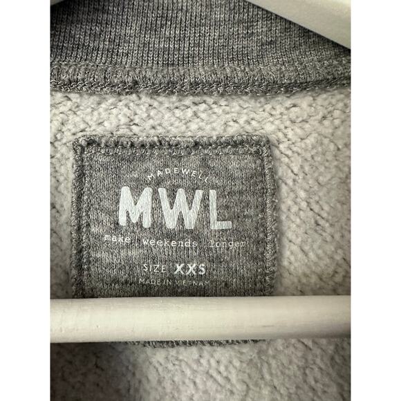 Madewell Gray Pullover Sweatshirt size XXS - Picture 6 of 9